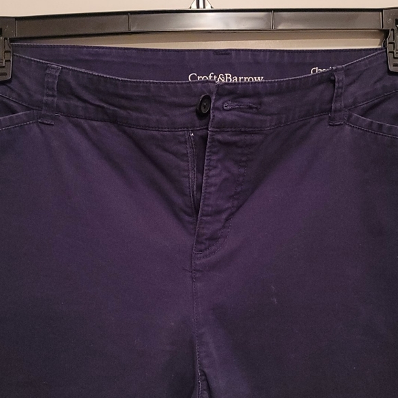 Navy straight leg chinos - Picture 2 of 4